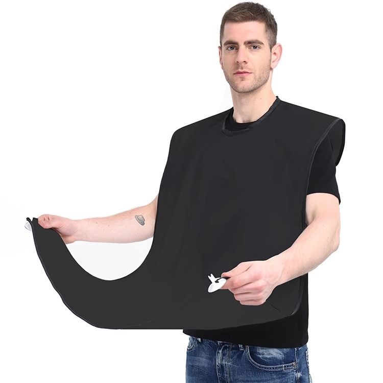 Men's waterproof non stick beard corner beauty cloth, Father's Day gift, beard apron, scarf for shaving and cutting hair