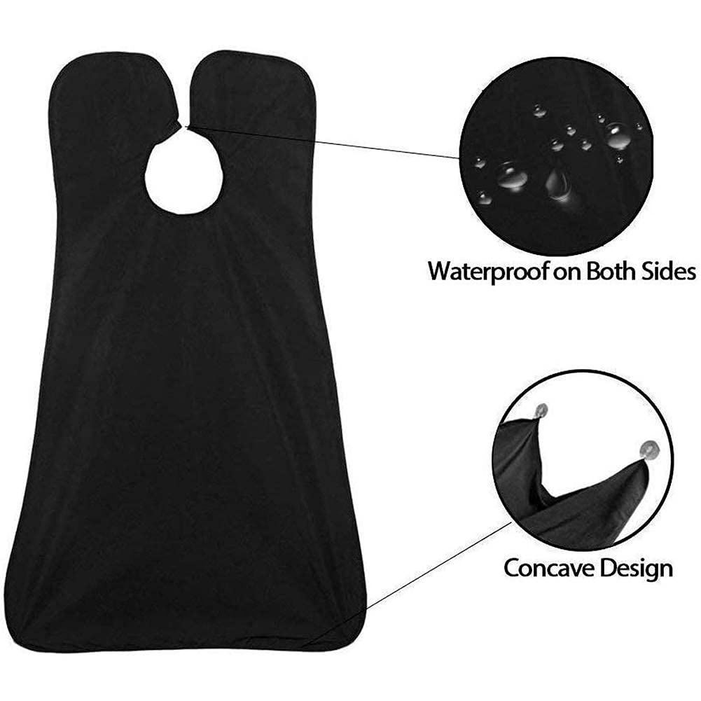Men's waterproof non stick beard corner beauty cloth, Father's Day gift, beard apron, scarf for shaving and cutting hair