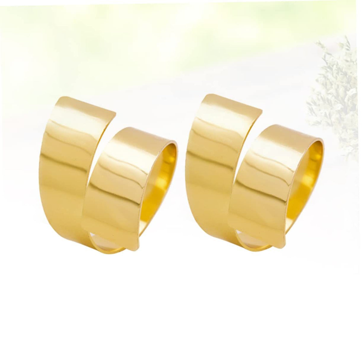 2pcs Napkin decoration ring, circular napkin holder, napkin ring, dinner napkin ring, tableware, banquet alloy accessories