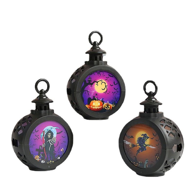 3 pcs Halloween Pumpkin Witch Light LED Bar Party Atmosphere Props Durable Use Light Portable Easy To Use And Clean Halloween