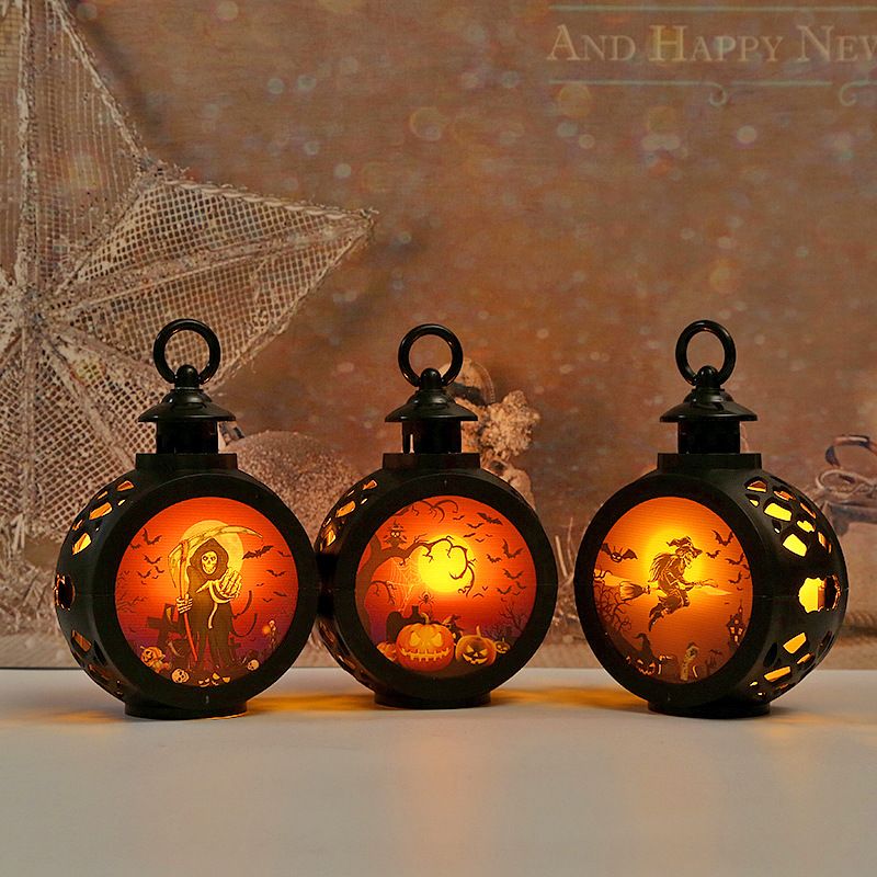 3 pcs Halloween Pumpkin Witch Light LED Bar Party Atmosphere Props Durable Use Light Portable Easy To Use And Clean Halloween
