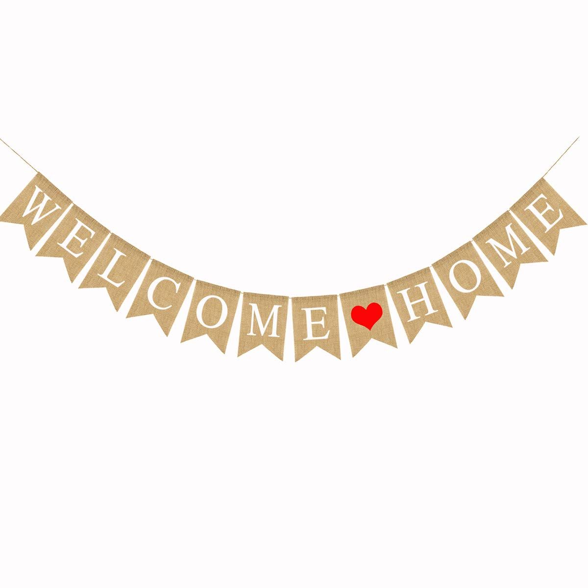 Welcome Home Vintage Home Decoration for Family Party Banner - Celebrate Come Back Home Party decorations supplies