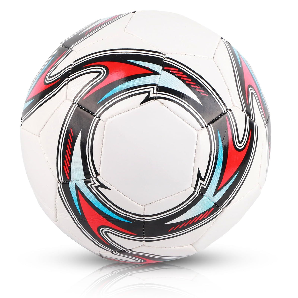 （white）Soccer Ball, Standard Size 5 Soccer Ball Leakproof Campus Football Wear Resistant for Outside Sport Game Training Competition