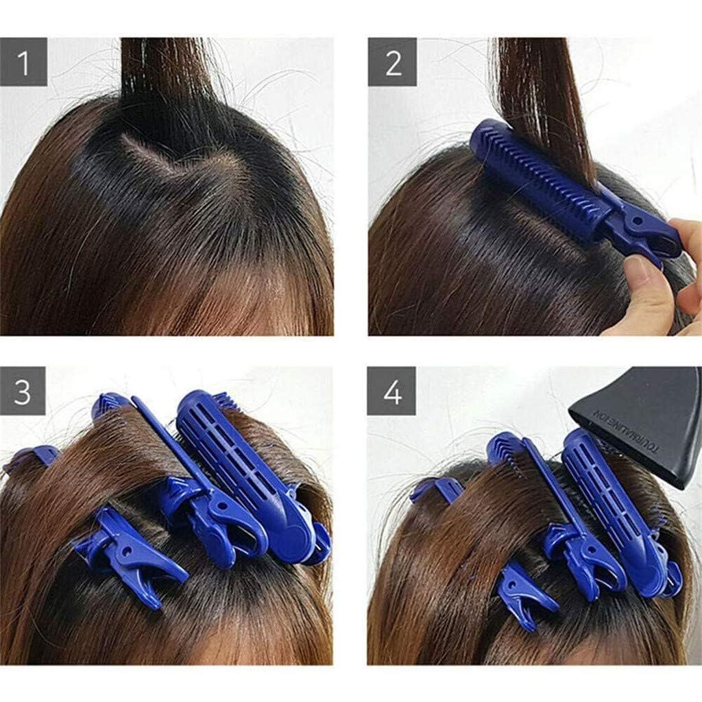 3Pcs Volumizing Hair Root Clip - Natural Fluffy Hair Root Clip, Self Grip Root Volume Hair Curler Clip Naturally Diy Curler Fluffy