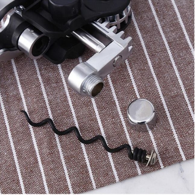 Wine Bottle Opener Corkscrew wine opener Set – Including Foil Cutter, Opener Stand and Extra Spiral - wine opener kit （2pcs）