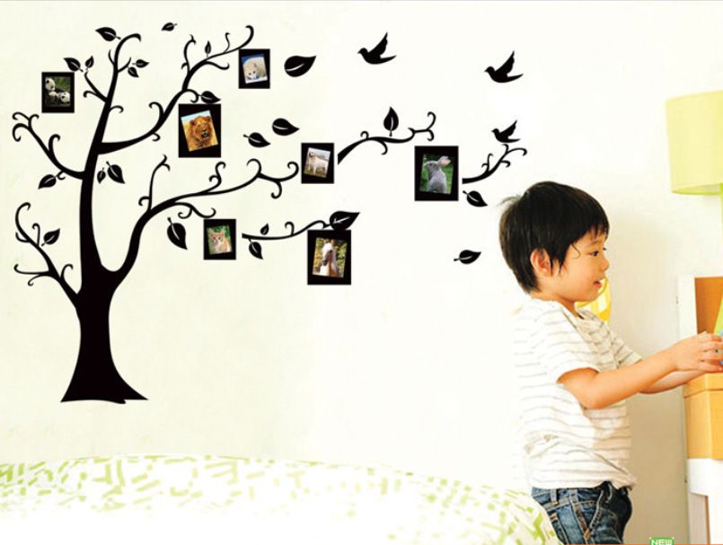 Family Tree Wall Decal Family Tree Wall Decor Vinyl Wall Art Photo Frame Tree Stickers Living Room Home Decor Tree Wall Sticker