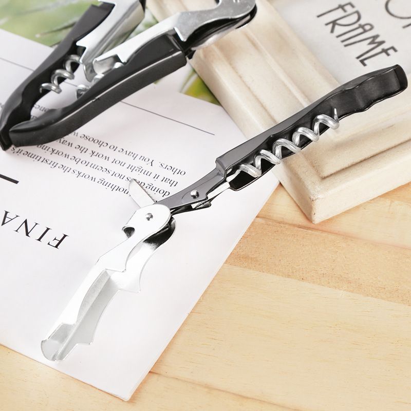 Waiter Corkscrew Professional Wine Opener with Foil Cutter,Manual Wine Bottle Opener for Servers, Bartenders and Waiter (3pcs)