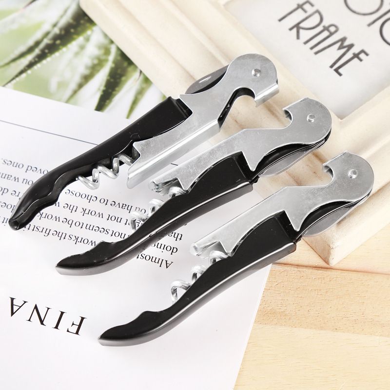 Waiter Corkscrew Professional Wine Opener with Foil Cutter,Manual Wine Bottle Opener for Servers, Bartenders and Waiter (3pcs)