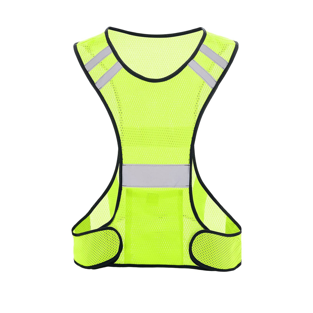 Reflective Night Running Vest with Adjustable Strap&Breathable Holes, Ultrathin Lightweight Safety Vest with 360° High Visibility