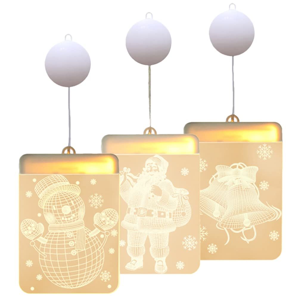 4 pcs Christmas Lights Goblincore Room Decor Window Lights Home Decoration Upholstery Trim Xmas Lights Christmas Party