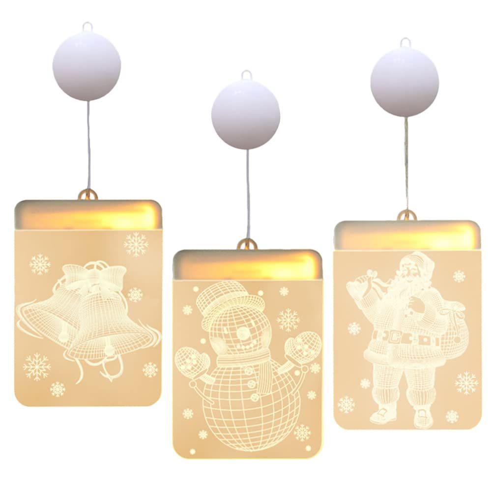 4 pcs Christmas Lights Goblincore Room Decor Window Lights Home Decoration Upholstery Trim Xmas Lights Christmas Party