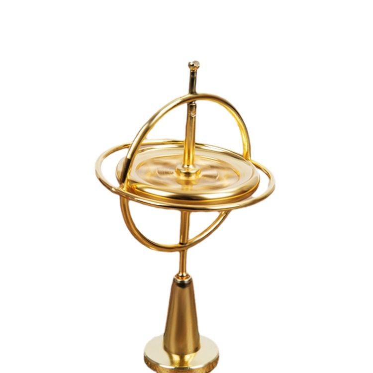 Spinning Top Balance Toy, Precision Gyroscope Metal Anti-Gravity Spinning Top Balance Toy Educational Gift, Gyroscope Metal