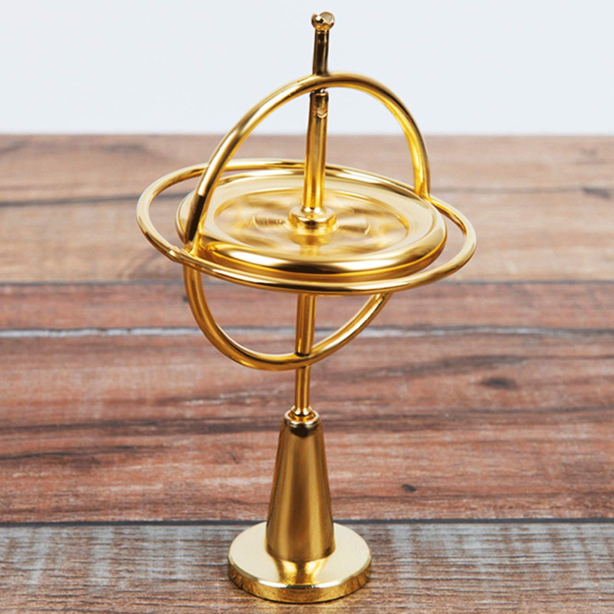 Spinning Top Balance Toy, Precision Gyroscope Metal Anti-Gravity Spinning Top Balance Toy Educational Gift, Gyroscope Metal