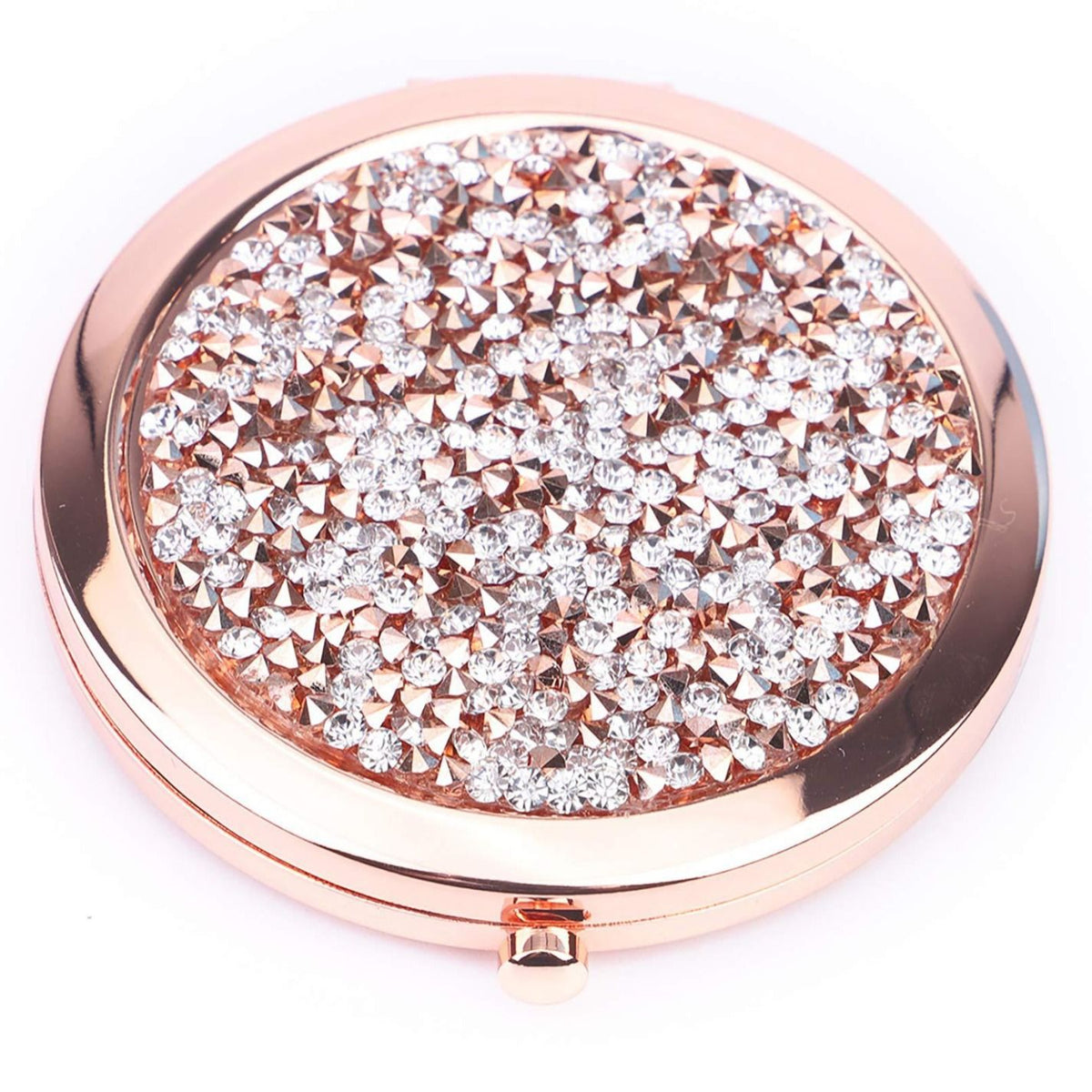 Magnifying Compact Cosmetic Mirror 2.75 Inch Round Handheld Travel Pocket Makeup Mirror Cost effective products