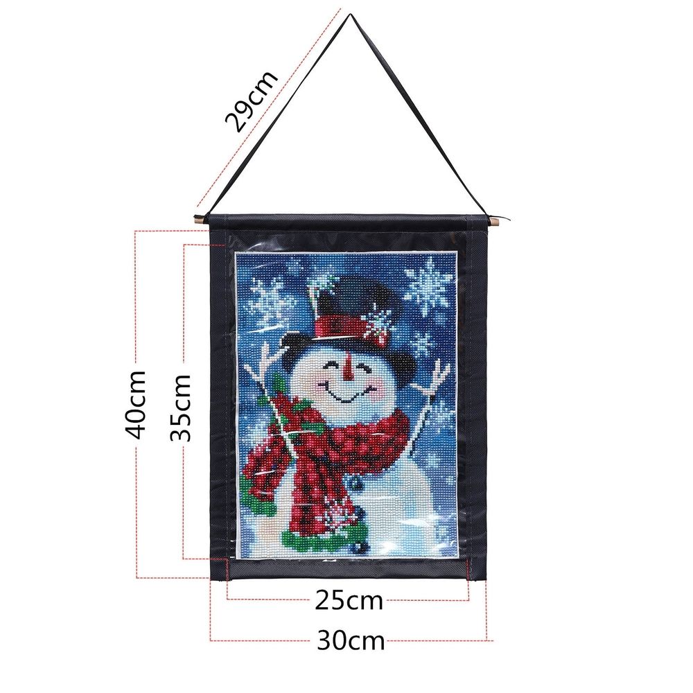 Diamond Art Hanger Frames 12 x 16 inch Hanging Picture Frame Diamond Art Frames with Wood Stick and and Hanging Kit for Diamond Art Poster Photos Picture Map Accessories, Gray