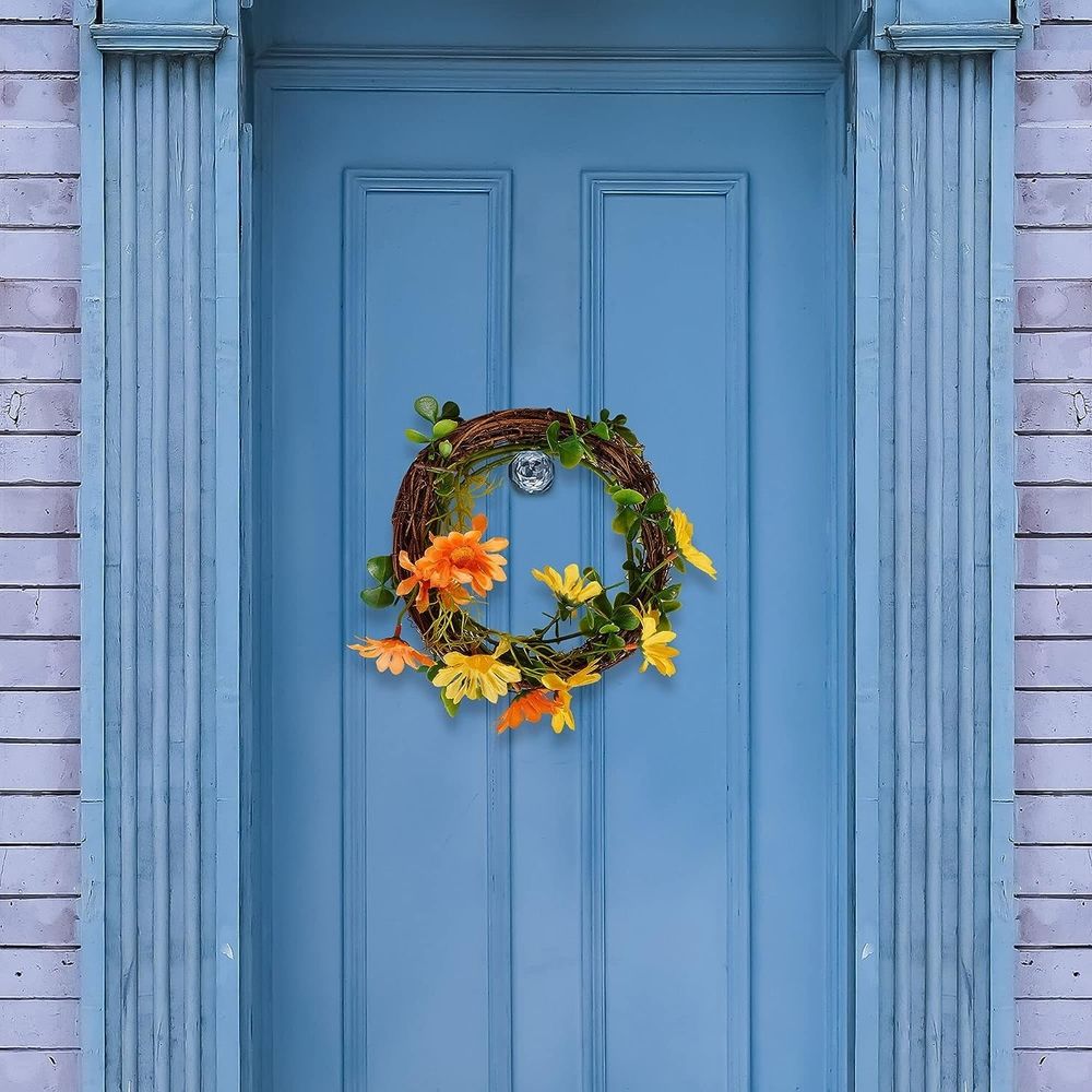 16 Pcs Wooden Grapevine Wreath, 4inch/10
