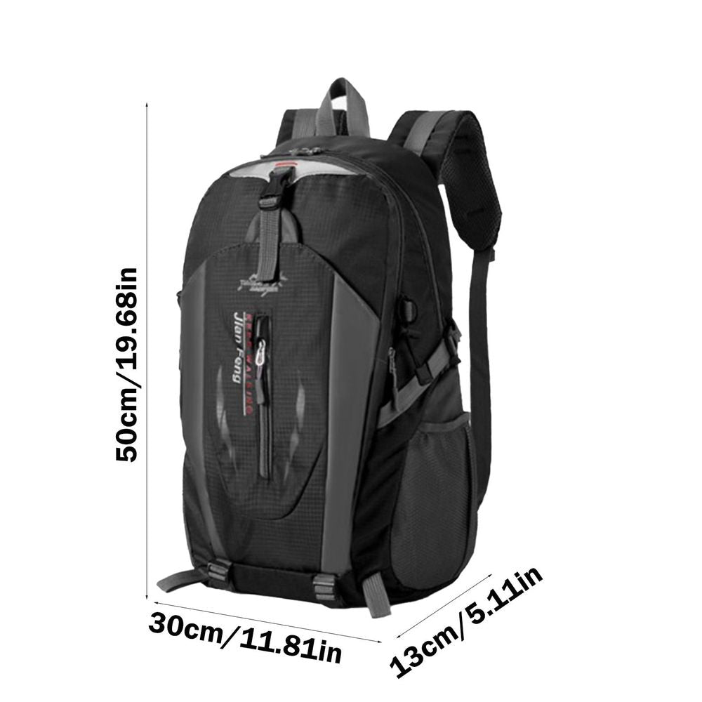 30L Lightweight Packable Hiking Backpack for Camping & Travel - Waterproof Nylon Daypack for Men & Women | Foldable, Durable, 30x13x50cm | Blue/Red Options