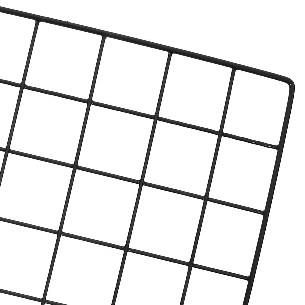 Metal Wall Grid Panel Durable Iron Wire Grid Photo Display Rack for Organized Storage