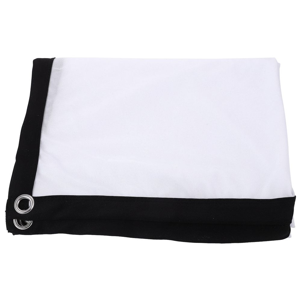 Portable Projector Screen with Easy Installation and High Definition Polyester Projection Fabric for Clear Viewing