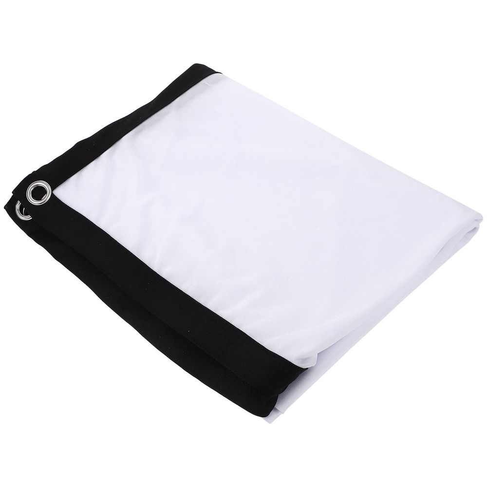 Portable Projector Screen with Easy Installation and High Definition Polyester Projection Fabric for Clear Viewing