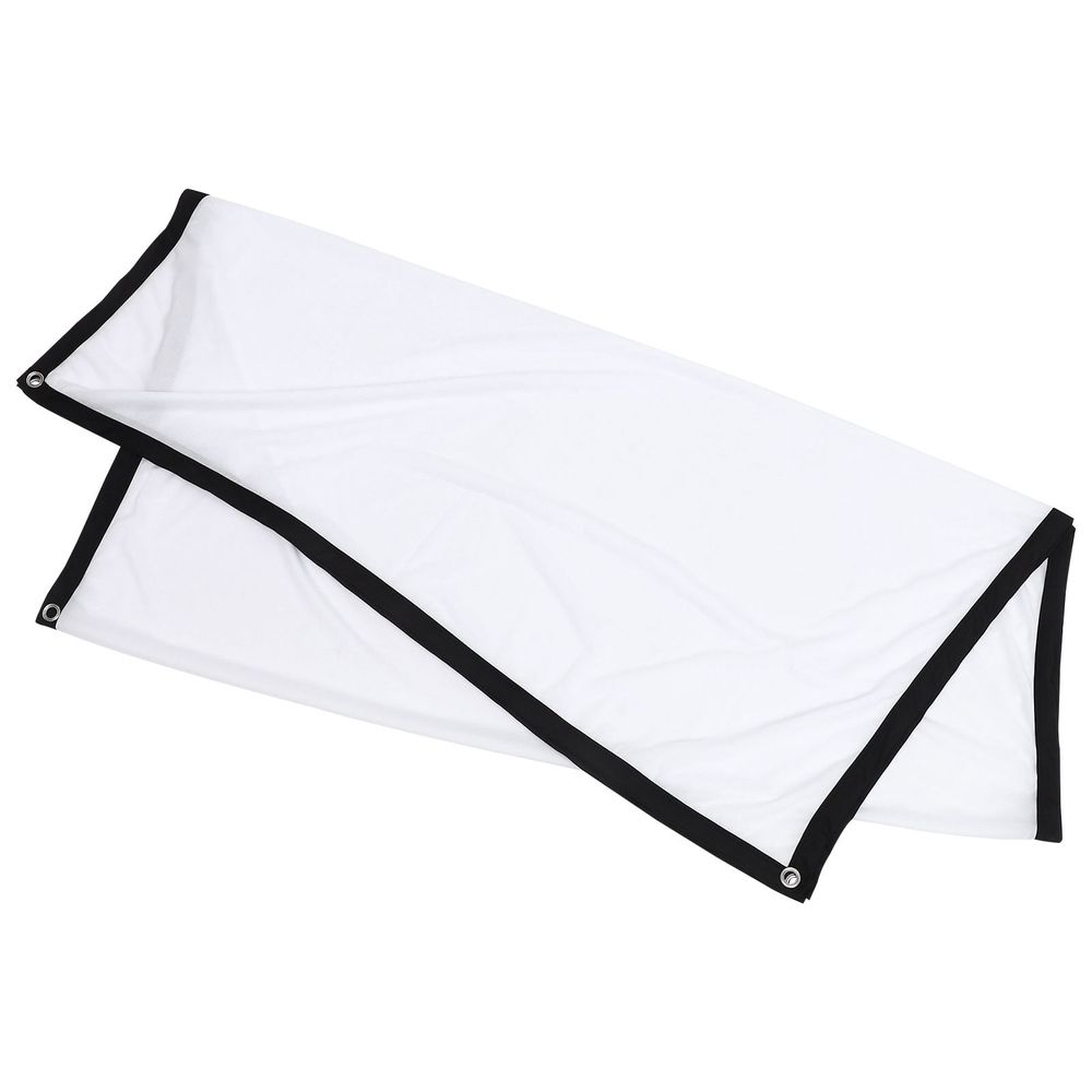 Portable Projector Screen with Easy Installation and High Definition Polyester Projection Fabric for Clear Viewing