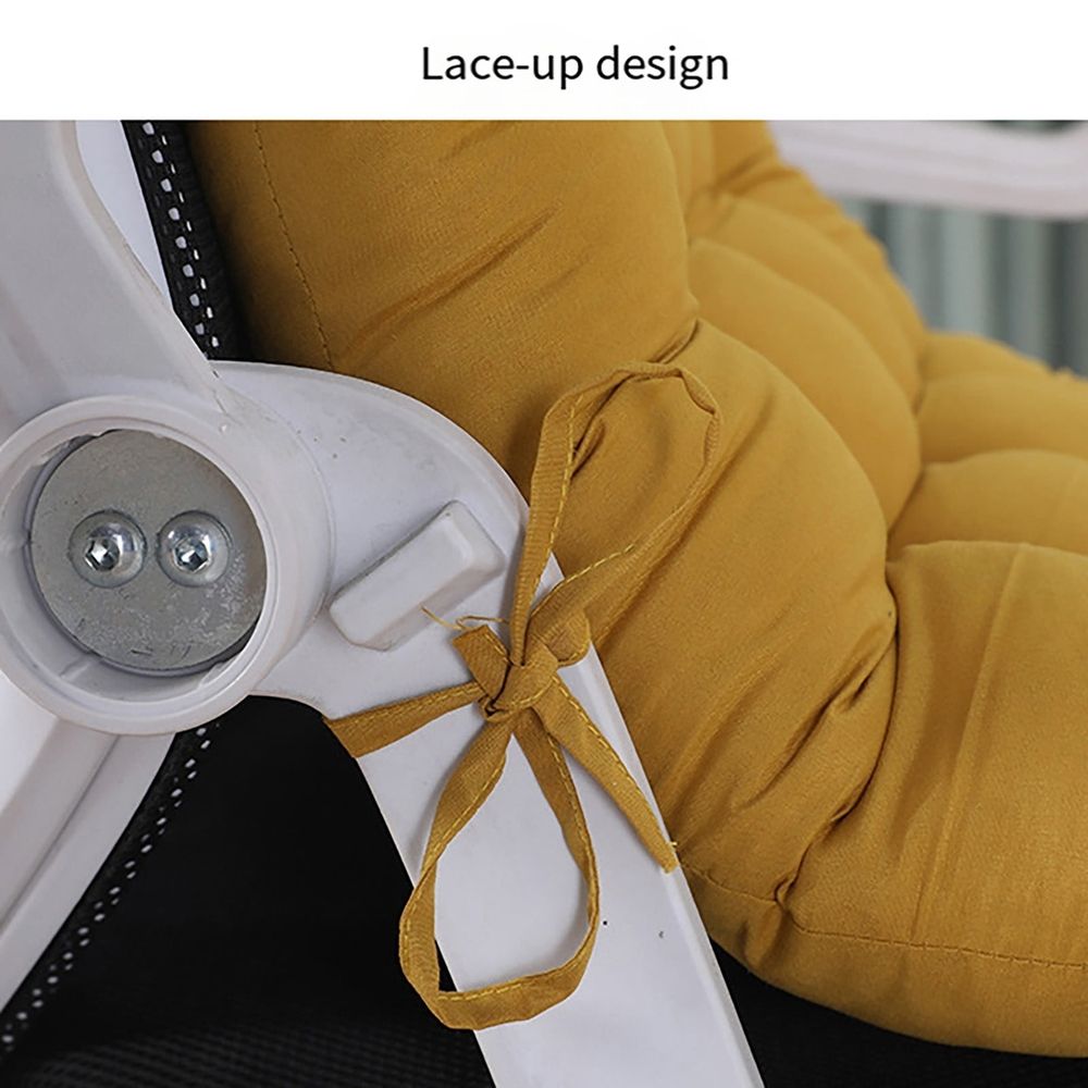Full Body Chair Cushion With Backrest, Comfort Breathable Seat Pad 17.72"x39.37" , Pressure Relief Floor Cushion for Car Seat Office, D