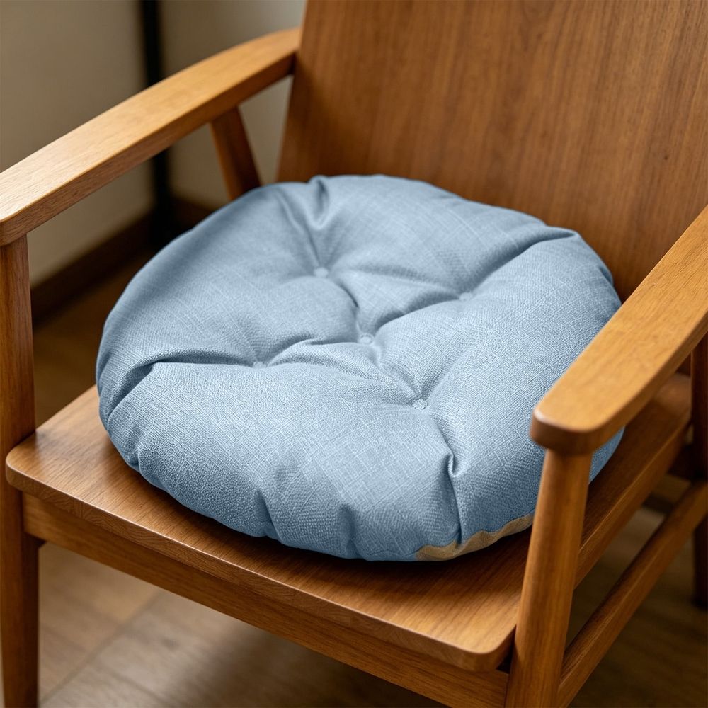 Linen Chair Cushion Soft Padded Seat Pad Non Slip Washable Dining Chair Cushion Office Kitchen Sofa Patio Home Decor 15.8in x 15.8in for Daily Sitting Office Chair Living Room Sofa Home Patio Set