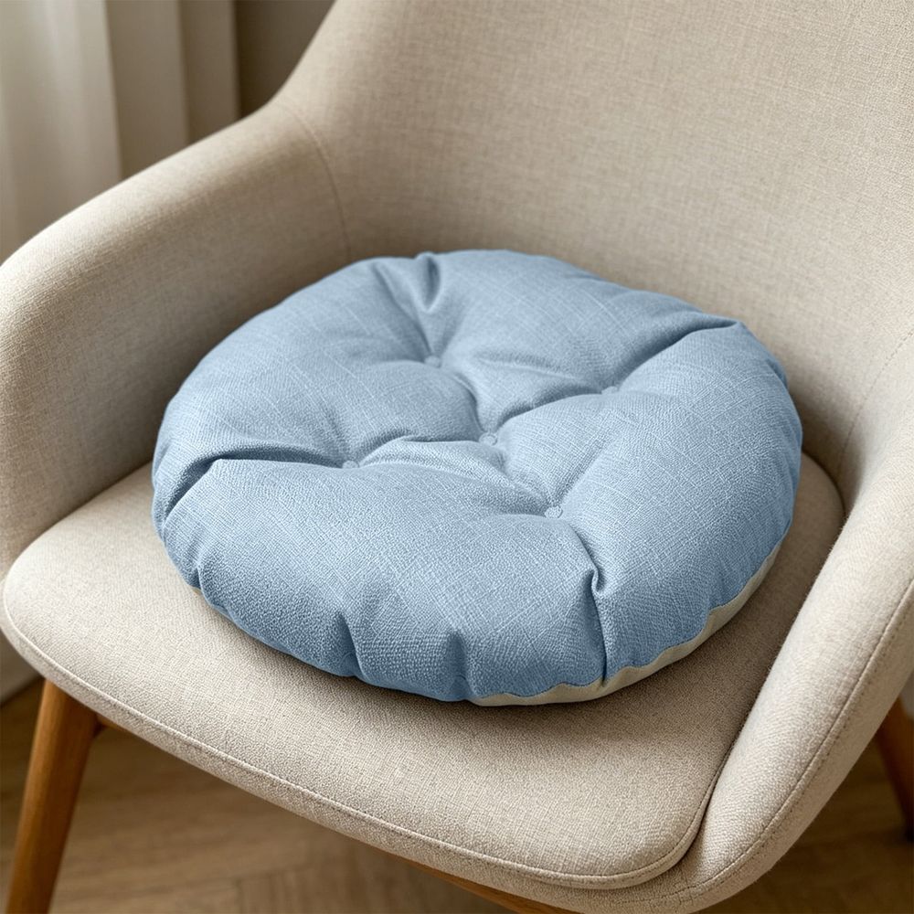 Linen Chair Cushion Soft Padded Seat Pad Non Slip Washable Dining Chair Cushion Office Kitchen Sofa Patio Home Decor 15.8in x 15.8in for Daily Sitting Office Chair Living Room Sofa Home Patio Set