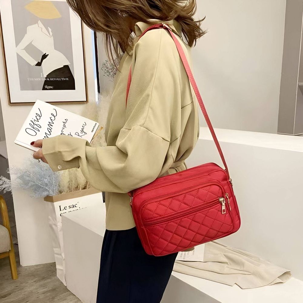 Travel Crossbody Bags for Women,Mini Design Nylon Crossbody Bags for Women,Compact and Portable Crossbody Bags for Women Travel,Blue
