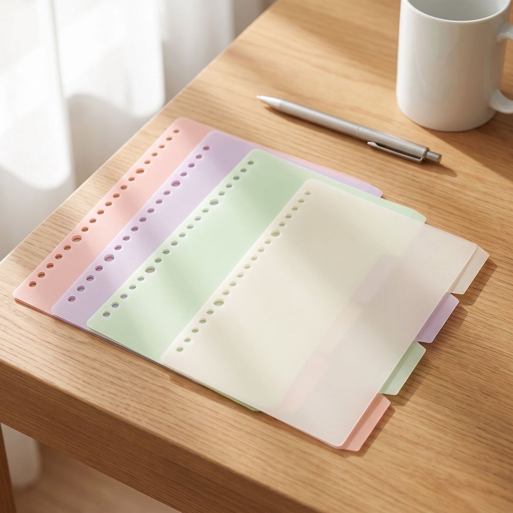 Back to School Office Use Binder Dividers Assorted Color 10 Sets