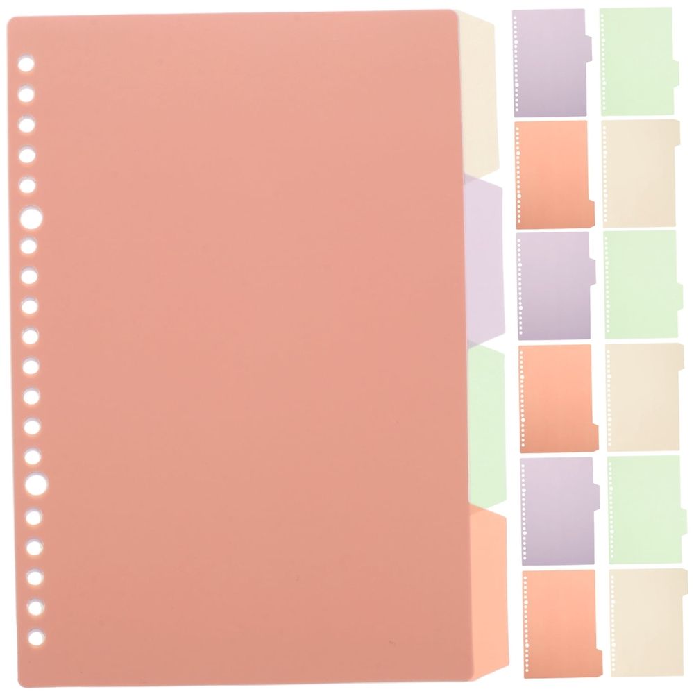 Back to School Office Use Binder Dividers Assorted Color 10 Sets