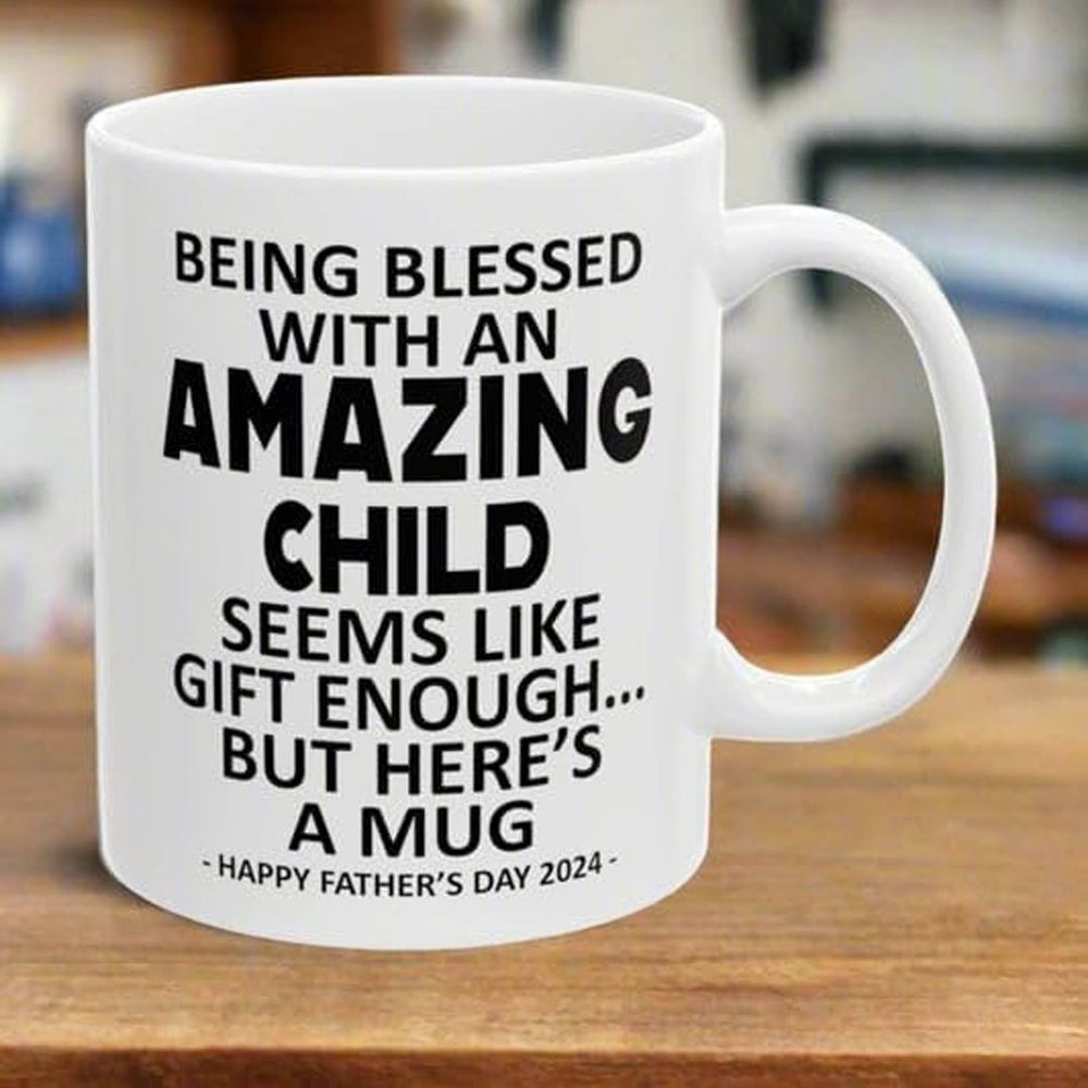 11oz Ceramic Coffee Mug, Being Your Grandpa Seems Like Gift Enough, But Here's a Mug, Novelty Coffee Mark Mugs, Cup Gift for Family Christmas Special Holiday Birthday