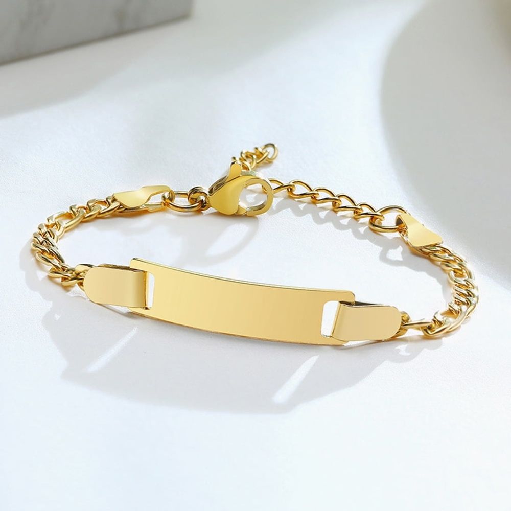 Stainless Steel Adjustable Blank Bracelet for Crafting,  and Adults, Jewelry
