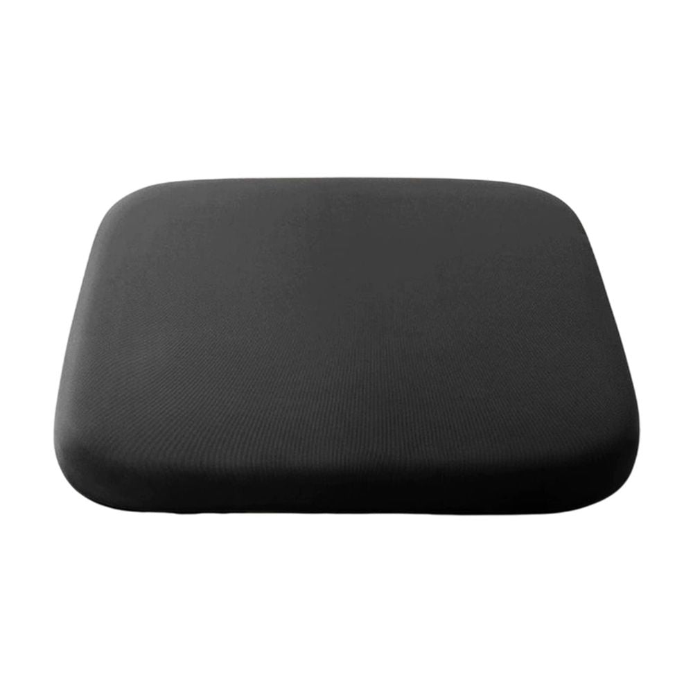 Memory foam folding chair cushion, 14 inch solid color square comfortable kitchen chair cushion, dining chair cushion, removable anti-skid kitchen chair cushion, dark blue