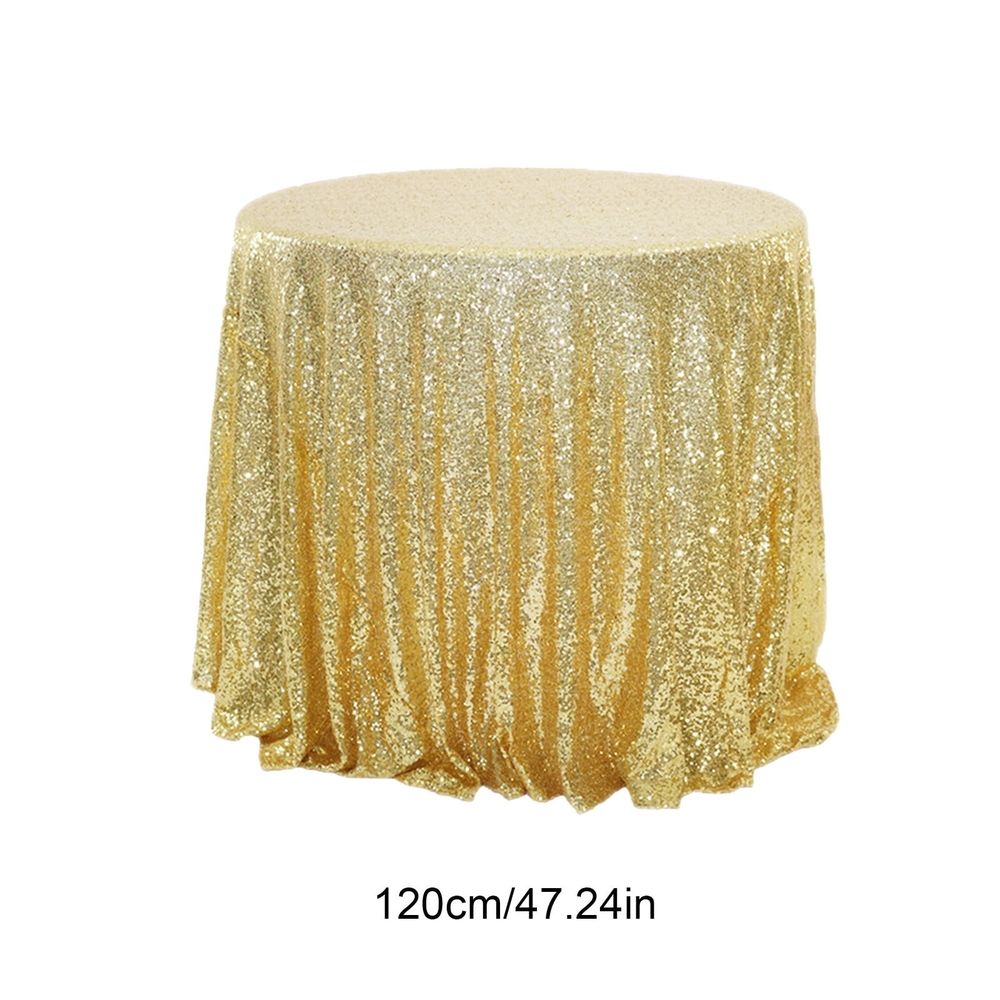 Round Sequin Tablecloth, 50x50 Inch Mint Green Tablecloth, Glitter Tablecloth 6ft for  Shower Party Christmas Decorations