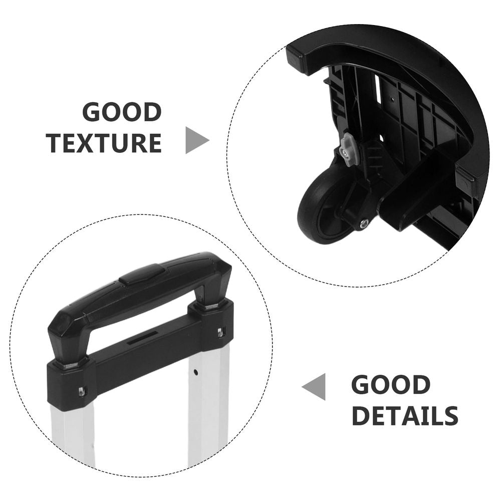 Heavy Duty Portable Folding Hand Truck with Metal Frame and Compact, Easy Storage Design