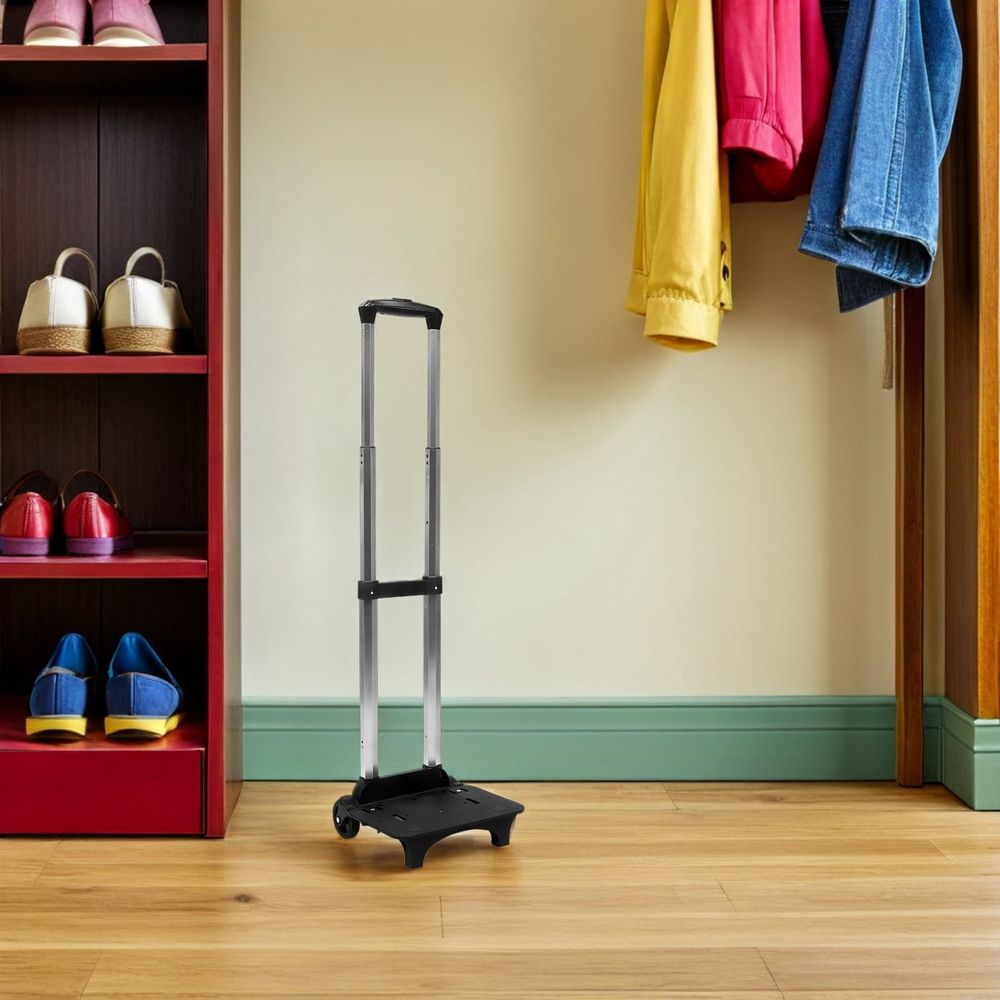 Heavy Duty Portable Folding Hand Truck with Metal Frame and Compact, Easy Storage Design