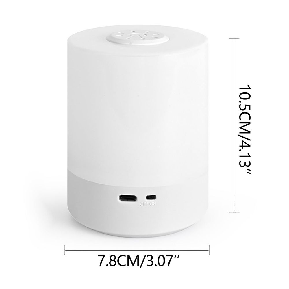 Night Light Rechargeable Wireless Touch Sensor 7.8x10.5cm Adjustable Brightness LED Eye Protection Portable Baby Feeding Emergency Lamp for Bedroom Nursery Living Room