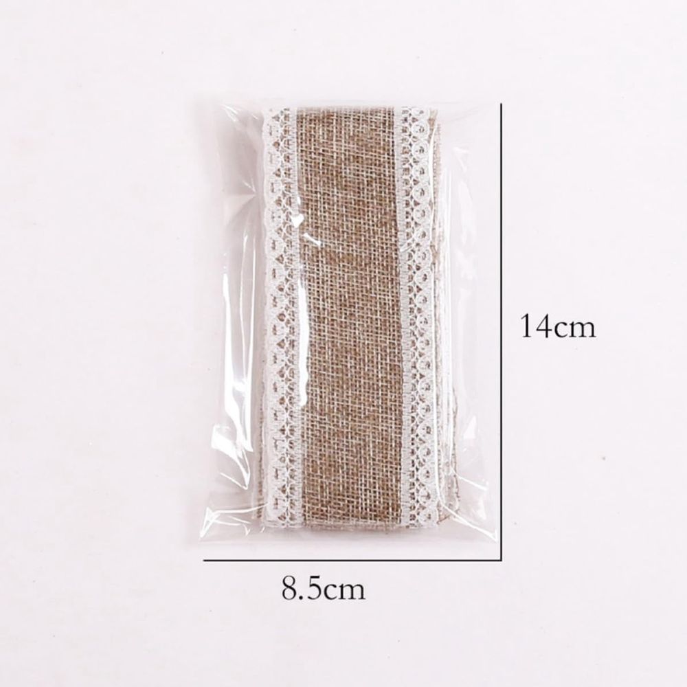Christmas Decorative Ribbon Roll for Wrapping Handmade Crafts, Imitation Linen Smooth Texture Simple Stylish Elegant Craft, Packing Bow Accessory