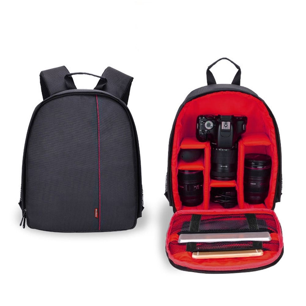 Camera Backpack, Camera Bag for DSLR/SLR/Mirrorless Photography Camera, Camera Case Waterproof Travel Backpack, Inclued Laptop Tablet Compartment, Compatible with Camera and Drone, Red