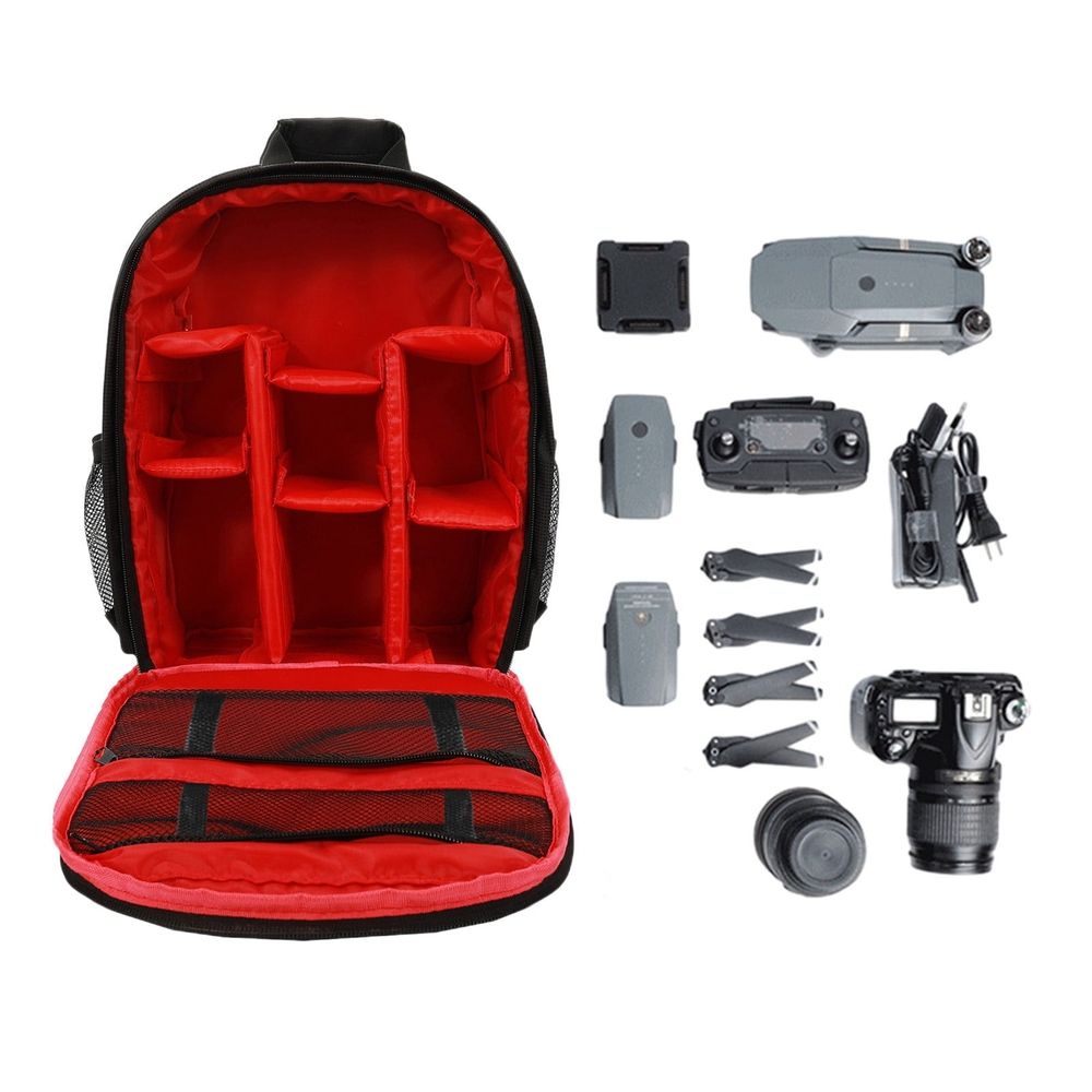 Camera Backpack, Camera Bag for DSLR/SLR/Mirrorless Photography Camera, Camera Case Waterproof Travel Backpack, Inclued Laptop Tablet Compartment, Compatible with Camera and Drone, Red