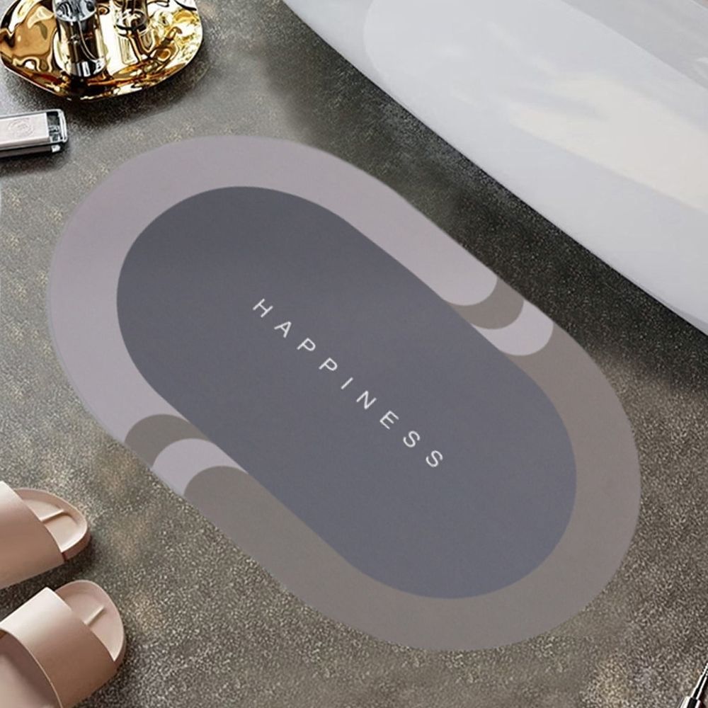 Modernized Bath Mat, Modernized Magic Bathroom Mat, Bathroom Mat Quick Dry,  Magic Mat - The Magic Mat, Super Absorbent Non Slip Quick Dry Bath Mat Rug, 15.7 x 23.6in, Dark Gray