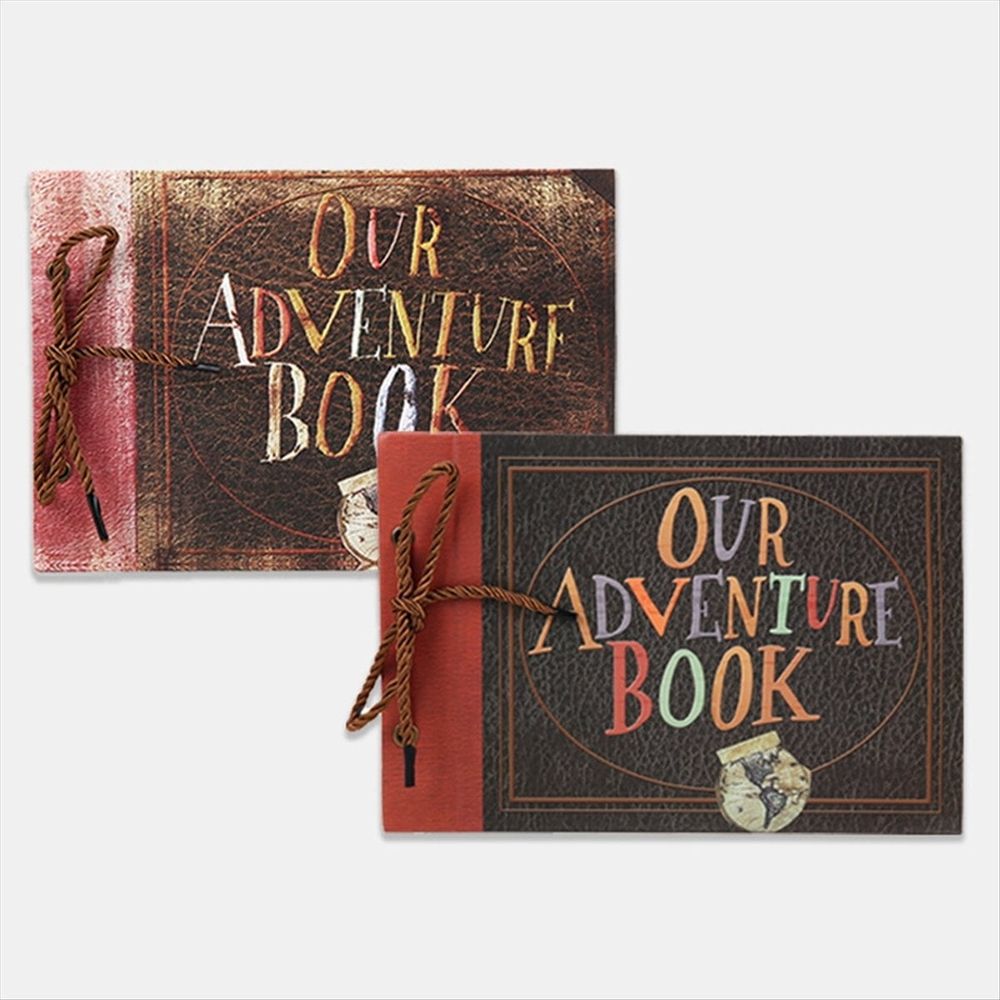 A Scrapbook Photo Album,Our Adventure Book Scrapbook,Hard Cover Travel Scrapbook for Anniversary, Wedding, Travelling