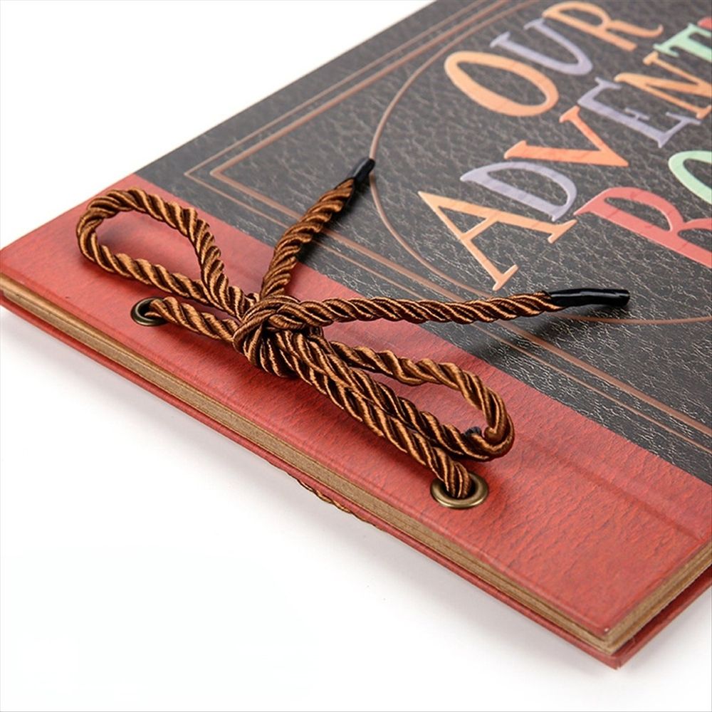 A Scrapbook Photo Album,Our Adventure Book Scrapbook,Hard Cover Travel Scrapbook for Anniversary, Wedding, Travelling