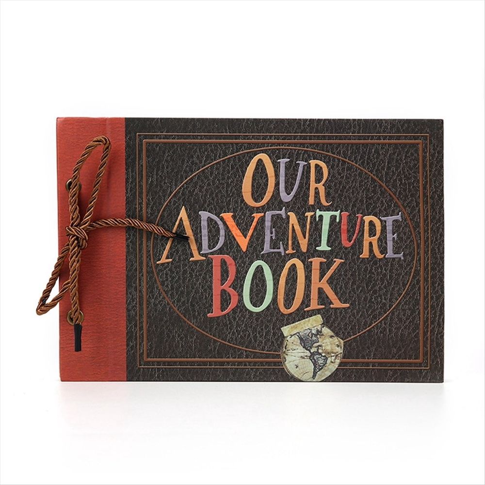 A Scrapbook Photo Album,Our Adventure Book Scrapbook,Hard Cover Travel Scrapbook for Anniversary, Wedding, Travelling
