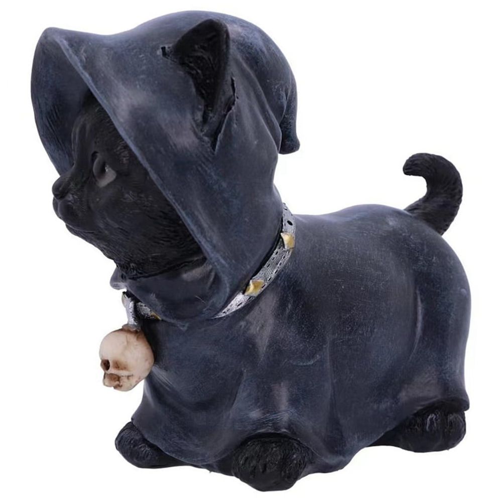 Halloween Cat Cape Statue, Cat Skull Pendant Statue, Cat Statue, Halloween Home Desktop Decoration