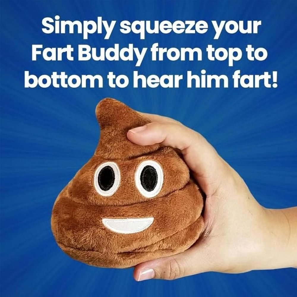 Farting Poop Dog Toy, Funny Talking Poop Plush – Makes Fart Sounds, Interesting Poop for Pets and Adults, Bring Happiness (1pc)