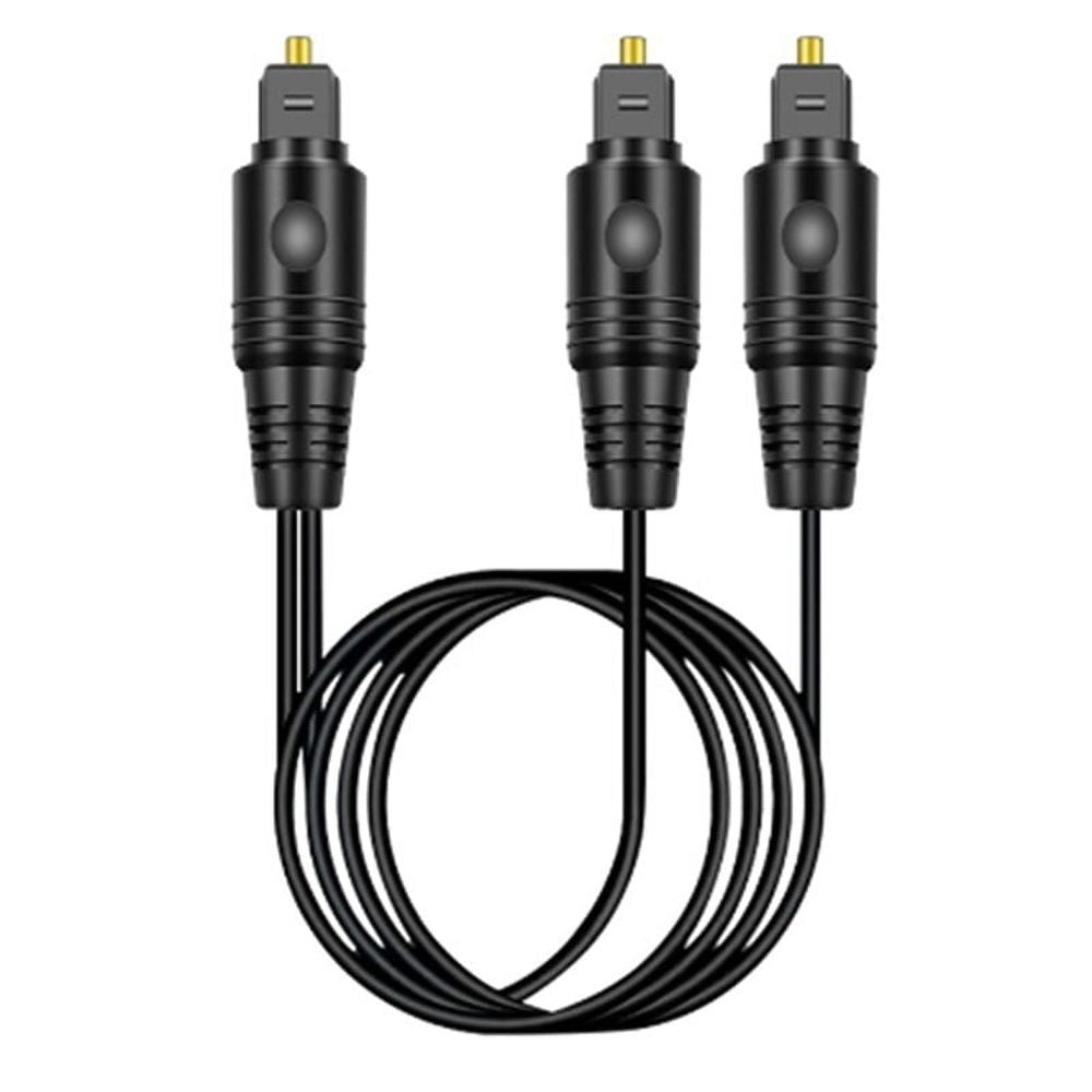 1/2 Digital Audio Fiber Optic Cable,Square to Square Power Amplifier Connection Cable,Audio Cable