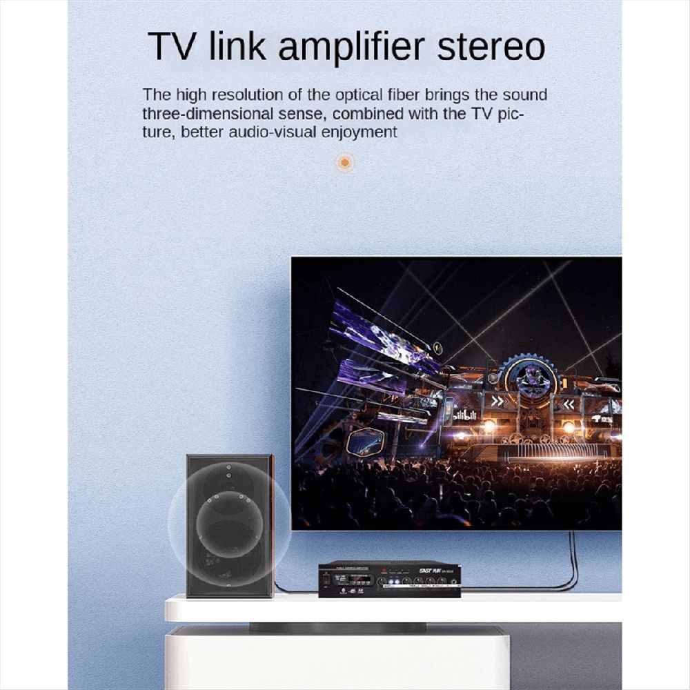 1/2 Digital Audio Fiber Optic Cable,Square to Square Power Amplifier Connection Cable,Audio Cable
