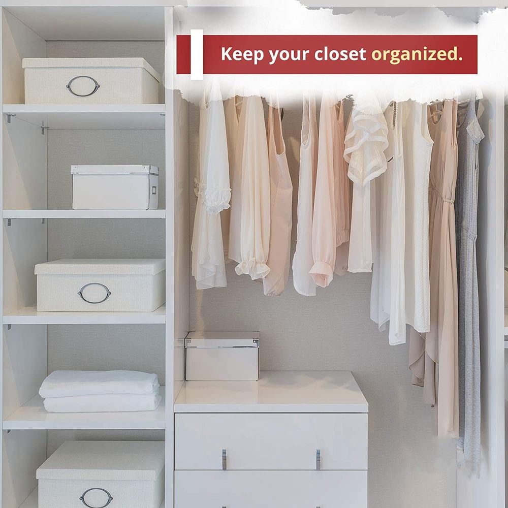 White Plastic Hangers, Clothes Hangers Perfect for Everyday Standard Use, Clothing (White, 20 Pack)